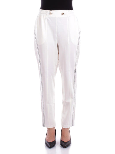Liu Jo Pantaloni White milk da donna