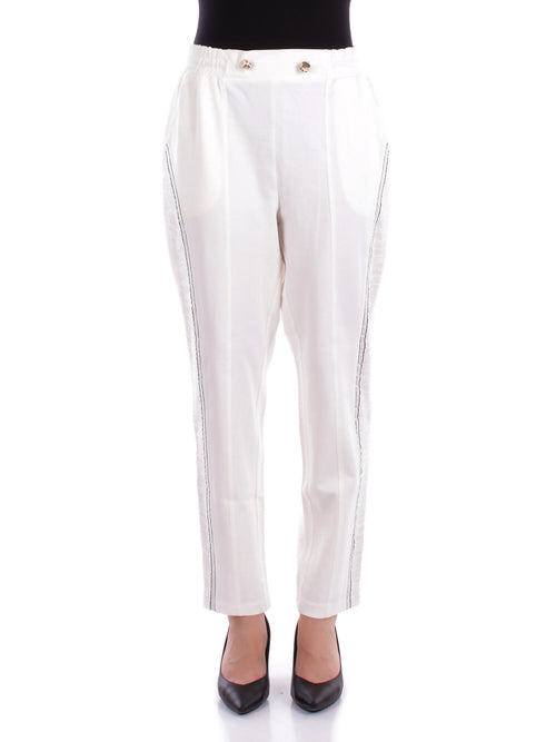 Liu Jo Pantaloni White milk da donna