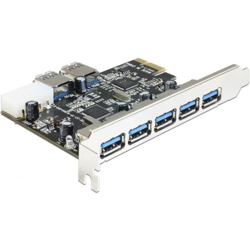 DeLOCK 89355 scheda di interfaccia e adattatore Interno USB 3.2 Gen 1 [3.1 Gen 1] (Delock PCI Express Card > 5 x external)
