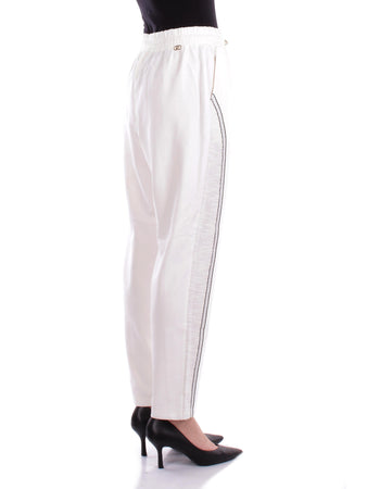 Liu Jo Pantaloni White milk da donna
