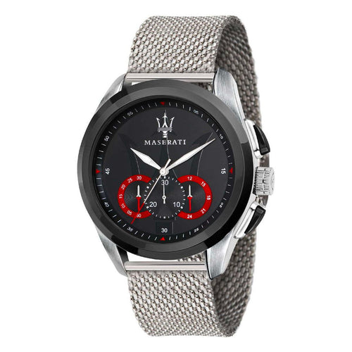 Orologio MASERATI uomo Traguardo cronografo acciaio / nero