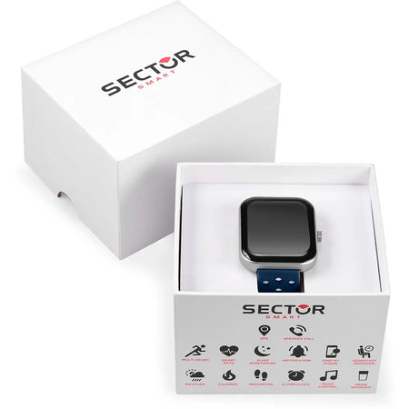 Smartwatch SECTOR S-03 Pro multi funzione digitale gomma blu