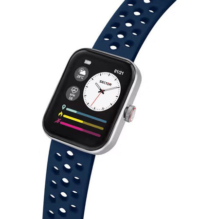 Smartwatch SECTOR S-03 Pro multi funzione digitale gomma blu