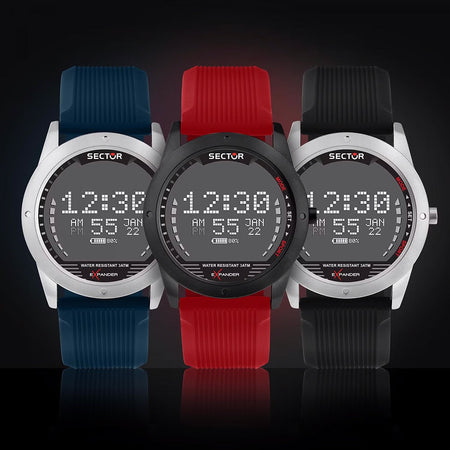 Orologio SECTOR uomo Ex-43 Digitale gomma blu