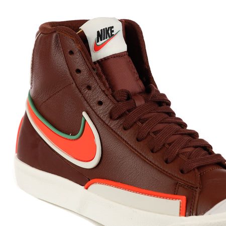 Nike Scarpa Alta Uomo Blazer Mid 77 Infinite Bronze Eclipse/bright Crimson/light Bone da uomo
