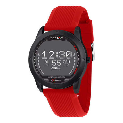 Orologio SECTOR uomo Ex-43 Digitale gomma rosso