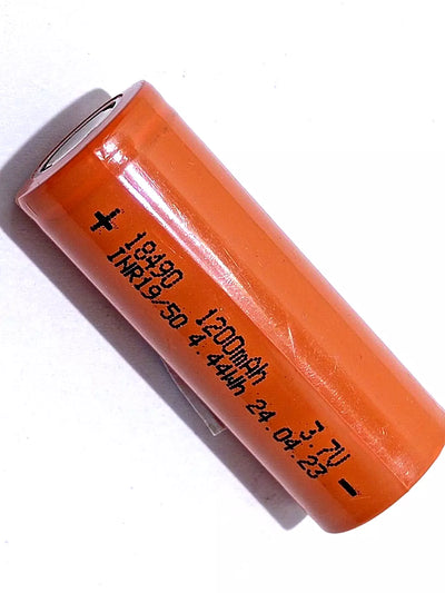 N1 BATTERIA18490 TESTA PIATTA 1200MAH IONI DI LITIO TESTA PIATTA RICARICABILE