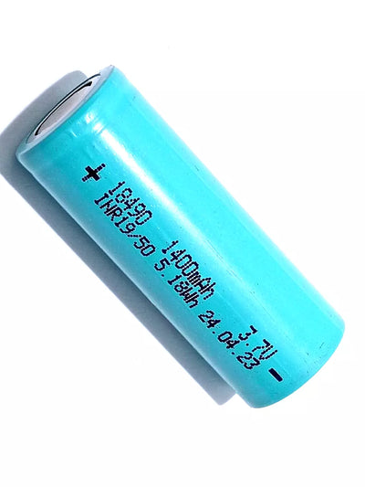 N1 PILA 18490 TESTA PIATTA 1400MAH IONI DI LITIO TESTA PIATTA RICARICABILE