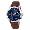 Orologio SECTOR uomo 670 multi funzione pelle marrone / blu