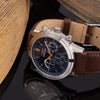 Orologio SECTOR uomo 670 multi funzione pelle marrone / blu