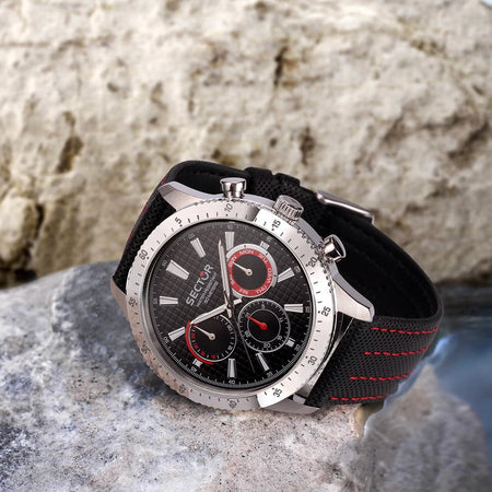 Orologio SECTOR uomo 270 multi funzione gomma nero