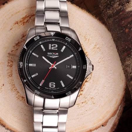 Orologio SECTOR uomo 650 datario acciaio / nero