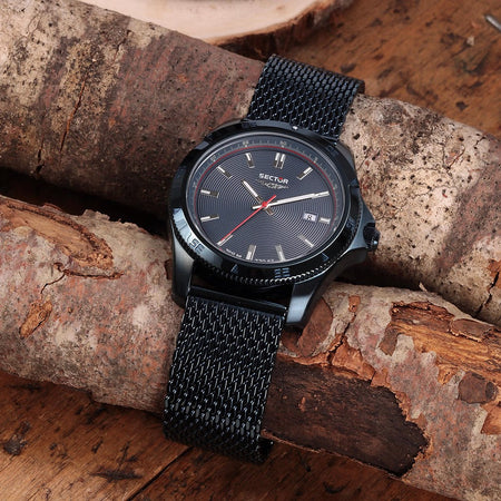 Orologio SECTOR uomo 650 datario acciaio blu