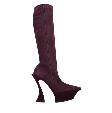 MUGLER Stivali Bordeaux da donna