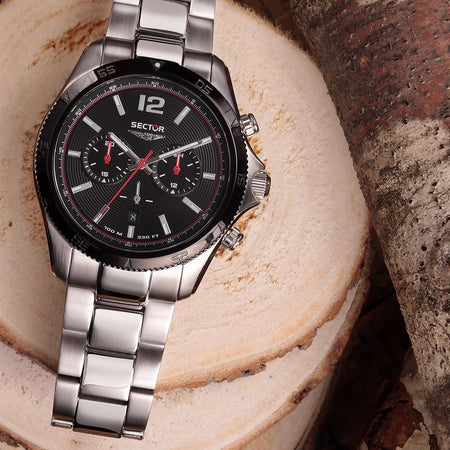 Orologio SECTOR uomo 650 cronografo acciaio / nero