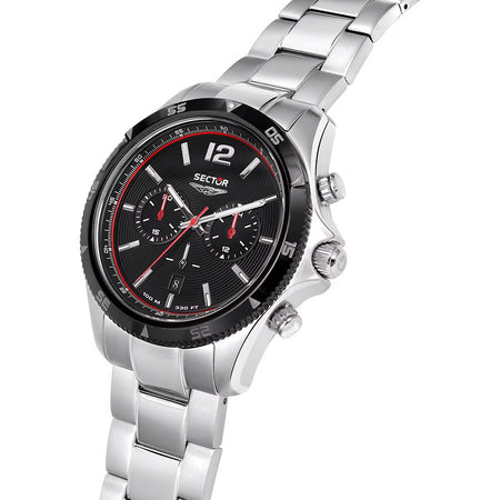Orologio SECTOR uomo 650 cronografo acciaio / nero