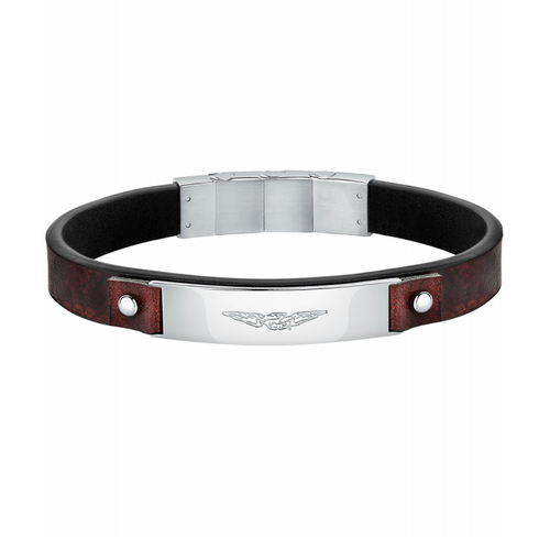 Bracciale SECTOR uomo Bandy pelle marrone Eagle