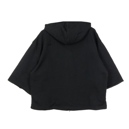 Nike Felpa Leggera Cappuccio Manica Corta Donna W Icon Clash Short Sleeve Hoodie French Terry Black/dk Smoke Grey da donna