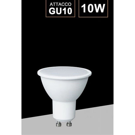 Lampadina Led Gu10 10watt Faretto Spotlight 110° Luce 3000k 4000k 6500k Gu10-10w