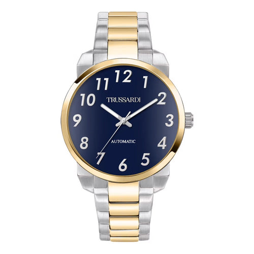 Orologio TRUSSARDI uomo T-city Automatico acciaio bicolore / blu