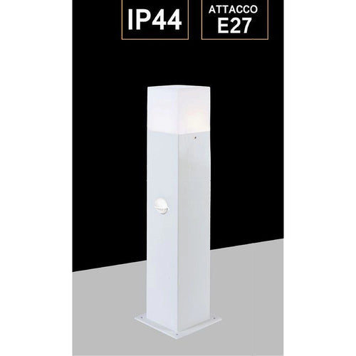 Lampione Esterno Con Sensore Movimento E27 Lampada Da Terra Lampioncino Ip44 H440