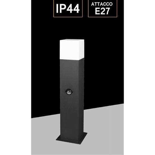 Lampione Esterno Con Sensore Movimento E27 Lampada Da Terra Lampioncino Ip44 H440