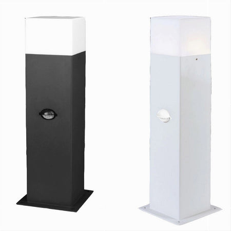 Lampione Esterno Con Sensore Movimento E27 Lampada Da Terra Lampioncino Ip44 H440