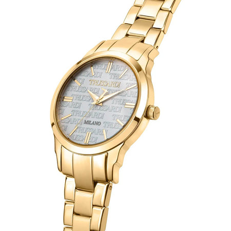 Orologio TRUSSARDI donna T-bent tempo acciaio dorato / silver