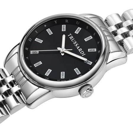 Orologio TRUSSARDI donna T-joy acciaio / nero