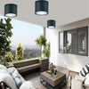 Applique Da Soffitto A Cilindro Esterno Moderno Lampada Plafoniera Gu10 Ip54 H94