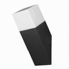 Applique A Muro Obliquo Esterno Attacco E27 In Alluminio Lampada Parete Ip44 B250