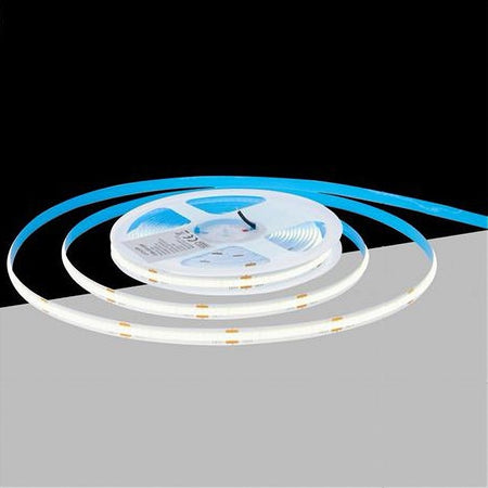 Striscia Led Cob Bobina 5mt Flessibile Dc 24v Varie Temperature Colore Cob-24v-320