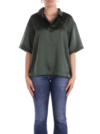 Lacoste Camicie Verde da donna