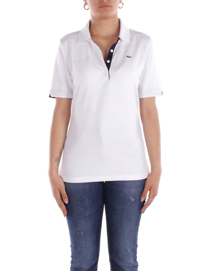 Lacoste T-shirt e Polo Bianco da donna