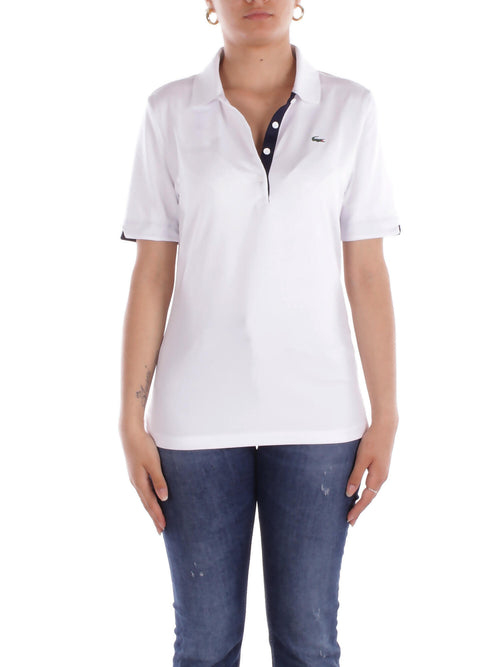 Lacoste T-shirt e Polo Bianco da donna