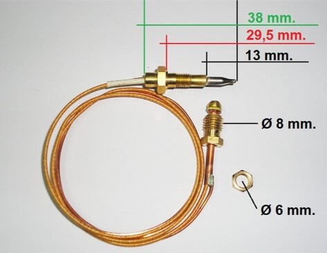 Termocoppie e magneti universale H4774