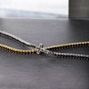 Bracciale MORELLATO uomo Tennis argento 925 / pietre nere