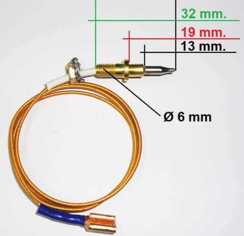 Termocoppie e magneti universale Smeg H4772
