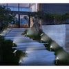 Set 4 Pz Faretti Led A Picchetto Con Pannello Solare Luce Fredda Calda Ip65 Ly04