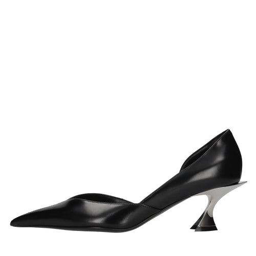MUGLER Scarpe con Tacco Nero da donna