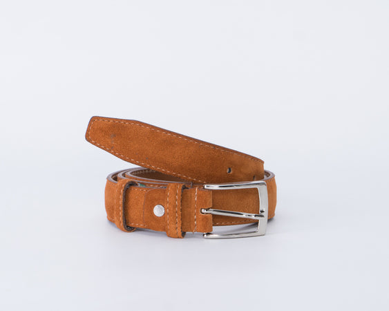 Marissa - Cintura Cuoio In Vera Pelle Scamosciata