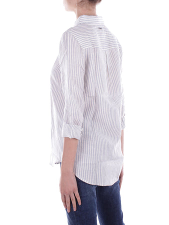 Barbour Camicie Riga celeste da donna