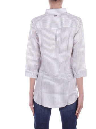 Barbour Camicie Riga celeste da donna