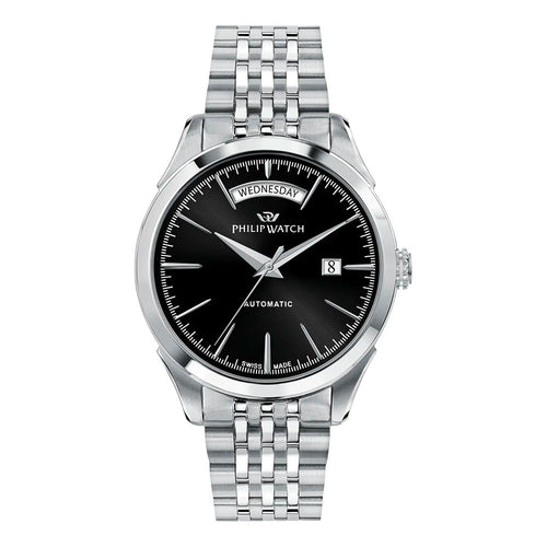 Orologio PHILIP WATCH uomo Roma Automatico acciaio / nero