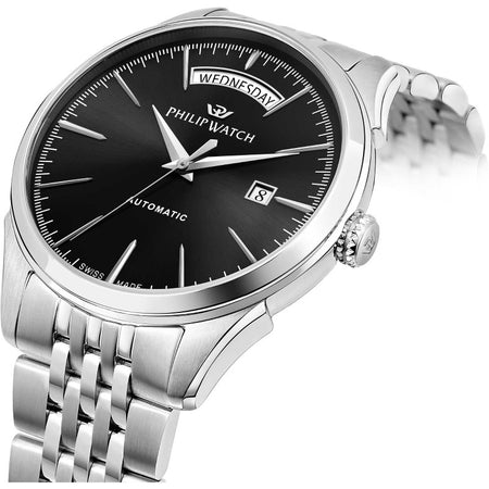 Orologio PHILIP WATCH uomo Roma Automatico acciaio / nero