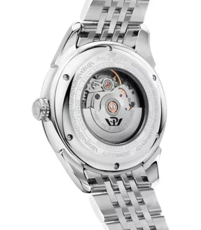 Orologio PHILIP WATCH uomo Roma Automatico acciaio / nero