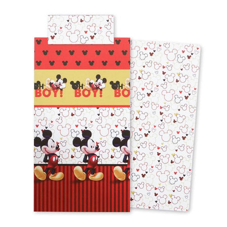 Novia Completo lenzuola per Letto Singolo 100% Cotone Topolino Oh Boy D34 - Passarelli Biancheria