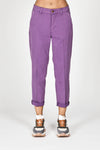 Atelier Cigala's Pantaloni Viola da donna