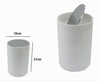 Pattumiera Cestino Secchio Rifiuti Bianco Arredo Bagno Coperchio Basculante 79867