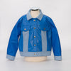 Noa - Giacca Baby Blu in vera pelle